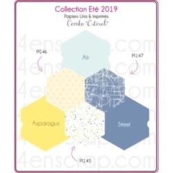 Pack Papier Uni Scrapbooking Carterie - Eté 2019