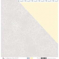 "Plan de métro blanc sur fond gris" - Papier imprimé Scrapbooking Carterie