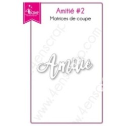 Matrice de coupe Scrapbooking Carterie mot relation amour - Amitié 2 Matrice de coupe Scrapbooking Carterie mot relation amour - Amitié 2
