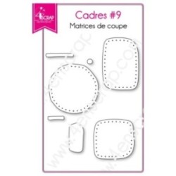 Matrice de coupe Scrapbooking Carterie étiquette forme - Cadres 9 Matrice de coupe Scrapbooking Carterie étiquette forme - Cadres 9