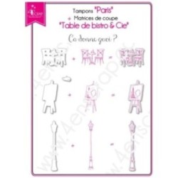 Tampon transparent Scrapbooking Carterie capitale france ville - Paris