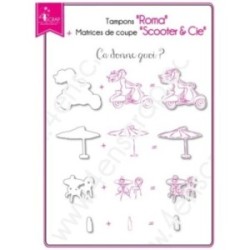 Tampon transparent Scrapbooking Carterie capitale italie ville - Roma Tampon transparent Scrapbooking Carterie capitale italie ville - Roma