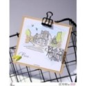 Tampon transparent matrice die Scrapbooking Carterie - Pack "Balade urbaine"