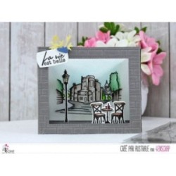 Clear Stamp Scrapbooking Card making Capital France City - Paris