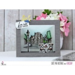 Tampon transparent Scrapbooking Carterie capitale france ville - Paris