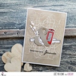 Clear Stamp Scrapbooking Card making metro urban plan - City