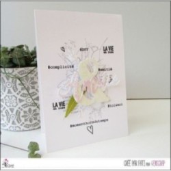 Tampon transparent Scrapbooking Carterie amour relation bonheur - L'amitié est précieuse