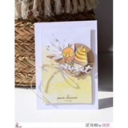 Tampon transparent Scrapbooking Carterie glace dessert été - Délice sucré Tampon transparent Scrapbooking Carterie glace dessert été - Délice sucré