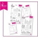 Tampon transparent matrice die Scrapbooking Carterie - Pack "Balade urbaine"