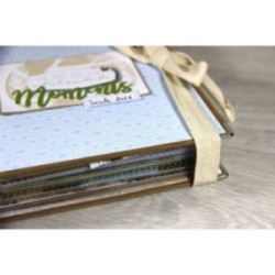 Embellissement Scrapbooking Carterie - Coins en métal doré