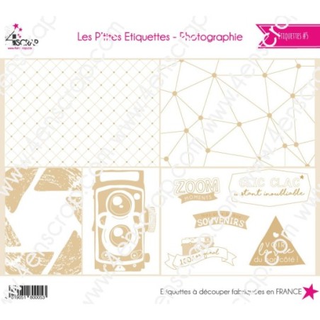 Etiquette à découper Scrapbooking Carterie - Photographie