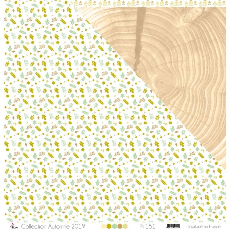 Papier imprimé Scrapbooking Carterie - "feuillages bleus et verts sur fond blanc" Papier imprimé Scrapbooking Carterie - "feuillages bleus et verts sur fond blanc"
