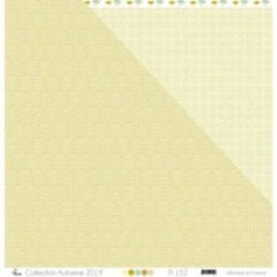 Printed Paper Scrapbooking Card Making - "Knitting water green stitches on white background "