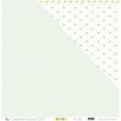 Printed Paper Scrapbooking Card Making - "Yellow & Gray Watercolor on White Background"