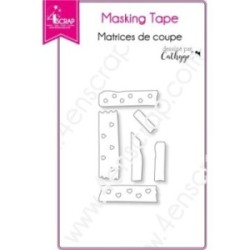 Matrice de coupe Scrapbooking Carterie mot fête évènement - Masking Tape