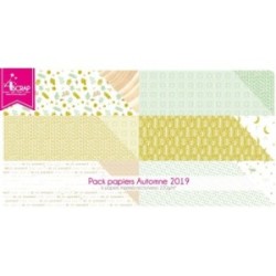 Pack Papier Imprimé Scrapbooking Carterie - Automne 2019