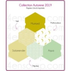 Pack Papier Imprimé Scrapbooking Carterie - Automne 2019