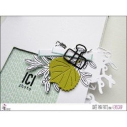 Matrice de coupe Scrapbooking Carterie nature - Feuilles d'automne Matrice de coupe Scrapbooking Carterie nature - Feuilles d'automne