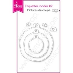 Matrice de coupe Scrapbooking Carterie - Etiquettes rondes 2