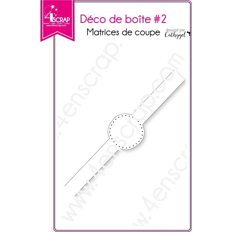 Matrice de coupe Scrapbooking Carterie - Déco de boîte 2 Matrice de coupe Scrapbooking Carterie - Déco de boîte 2