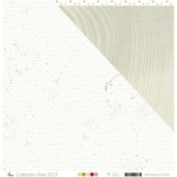 Printed Paper Scrapbooking Card Making - "Water green raindrops on White Background"