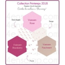 Pack Papier Uni Scrapbooking Carterie - Printemps 2018 Pack Papier Uni Scrapbooking Carterie - Printemps 2018