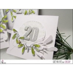 Clear Stamp Scrapbooking Card making book - Hush I'm reading