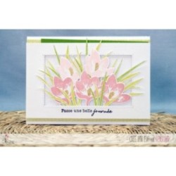 Tampon transparent matrice die Scrapbooking Carterie - Pack "Au Jardin" Tampon transparent matrice die Scrapbooking Carterie - Pack "Au Jardin"