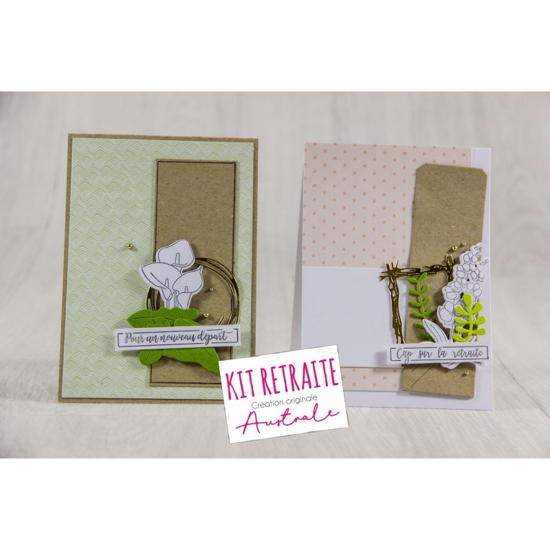 Kit Scrapbooking Carterie Carte Evenement Retraite Kit Scrapbooking Carterie Carte Evenement Retraite
