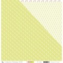 Papier imprimé Scrapbooking Carterie - "Feuilles sur fond vert"