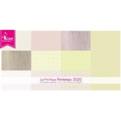 Pack Papier Imprimé Scrapbooking Carterie - Le P'tit Pack Printemps 2020