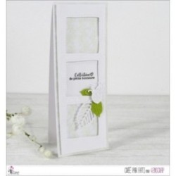 Matrice de coupe Scrapbooking Carterie - Trio de carrés pointillés Matrice de coupe Scrapbooking Carterie - Trio de carrés pointillés
