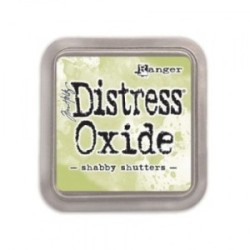 Distress Oxide Shabby shutters - Encre Scrapbooking Carterie