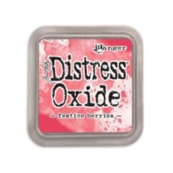 Distress Oxide Festive berries - Encre Scrapbooking Carterie