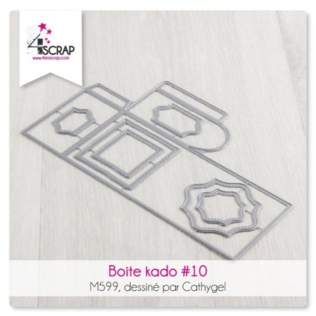 Matrice de coupe Scrapbooking Carterie - Boite kado 10