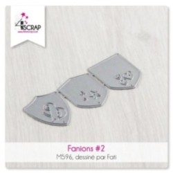 Matrice de coupe Scrapbooking Carterie coeur étoile esperluette - Fanions 2 Matrice de coupe Scrapbooking Carterie coeur étoile esperluette - Fanions 2