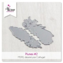 Cutting die Scrapbooking Card Making - Feathers 2