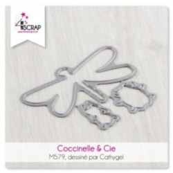 Coccinelle & Cie - Matrice de coupe Scrapbooking Carterie animaux bêtes