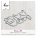 Matrice de coupe Scrapbooking Carterie animaux - Zoziaux 2