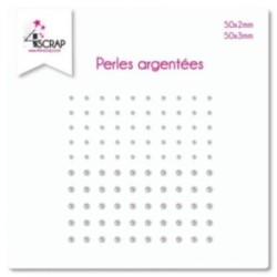 Perles Argentées - Embellissement Scrapbooking