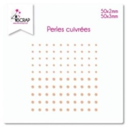 Perles Cuivrées - Embellissement Scrapbooking