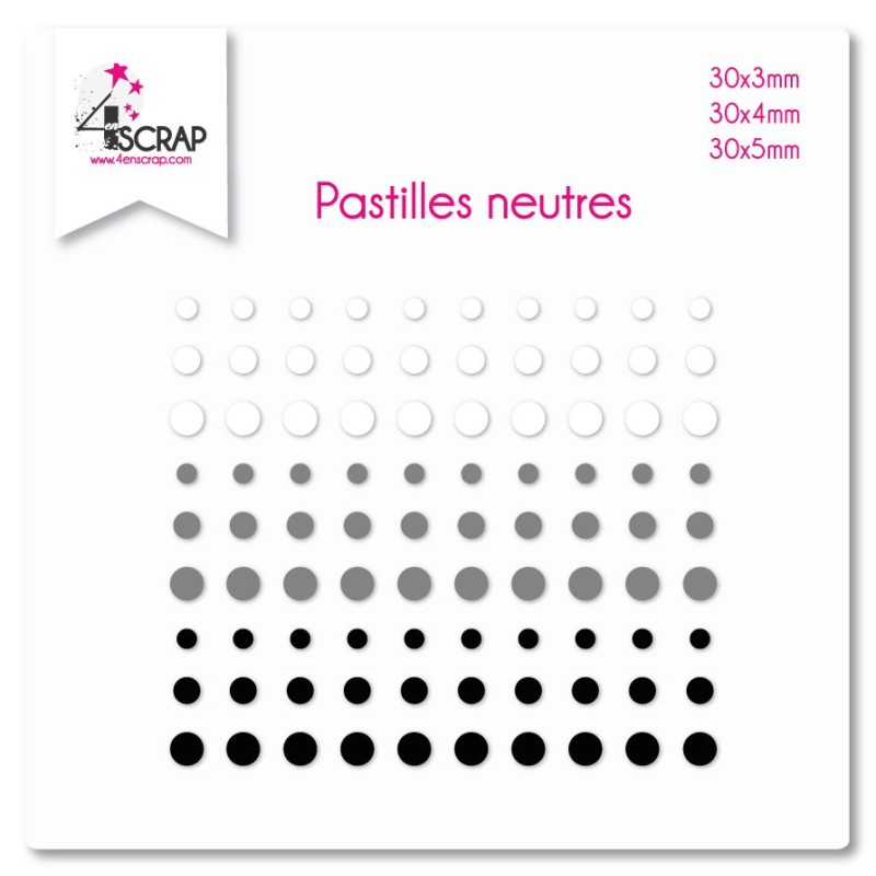 Embellishment Scrapbooking Card making sticker - Neutral Dots Embellishment Scrapbooking Card making sticker - Neutral Dots