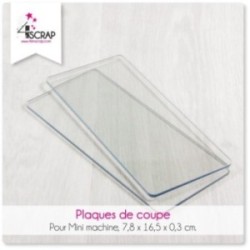 Outil Scrapbooking Carterie recharge - Plaques de coupe x2