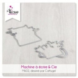 Matrice de coupe Scrapbooking Carterie -Triangles pointillés Matrice de coupe Scrapbooking Carterie -Triangles pointillés