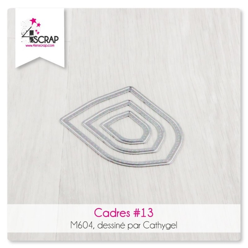 Matrice de coupe Scrapbooking Carterie - Cadres 13 Matrice de coupe Scrapbooking Carterie - Cadres 13