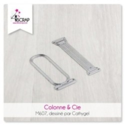 Colonne & Cie - Matrice de coupe Scrapbooking Carterie