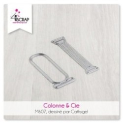 Matrice de coupe Scrapbooking Carterie - Souvenirs 3