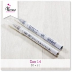 Zig Clean Color Real Brush Duo Fall 2016 B&W