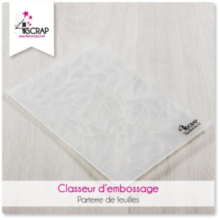 Classeur d'embossage Scrapbooking Carterie automne - Parterre de feuilles