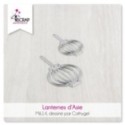 Matrice de coupe Scrapbooking Carterie - Transparence géométrique
